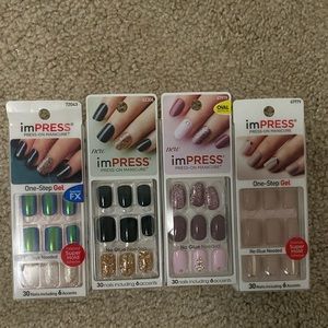 imPRESS nails lot of 8 styles some RARE